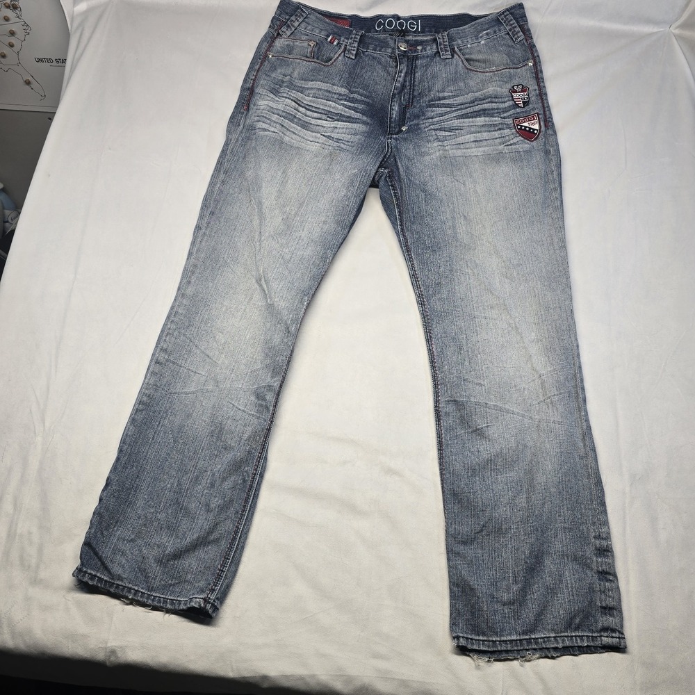 Vintage‎ Coogie Jeans Men 38x34 Embroidered Y2k Skater Hip Hop